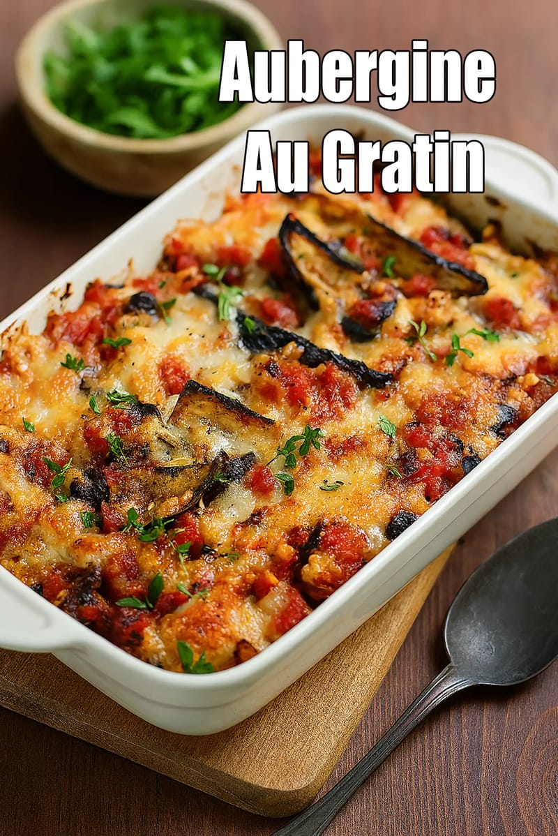 Aubergine Au Gratin recipe | Baked Eggplant with Cheese |  low fat Eggplant Gratin | | Tarla Dalal