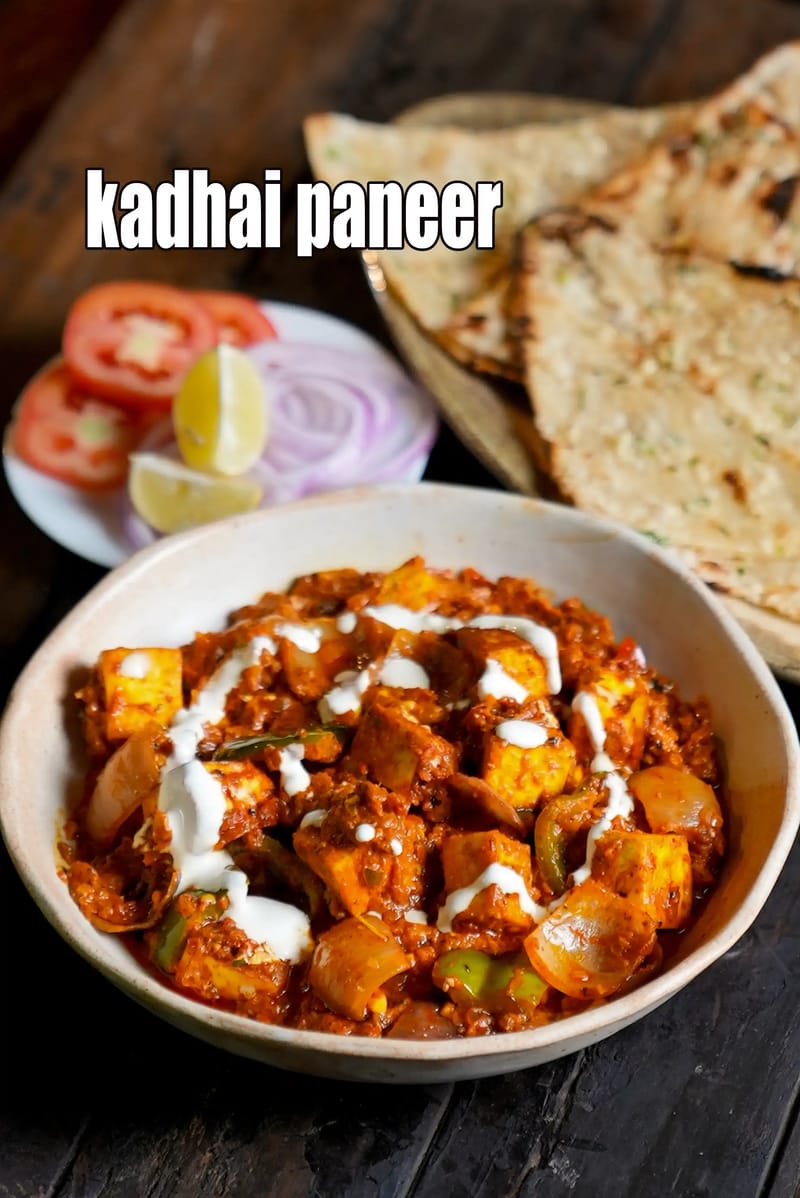 Kadhai paneer recipe | Punjabi style kadhai paneer | paneer kadai sabzi | | Tarla Dalal