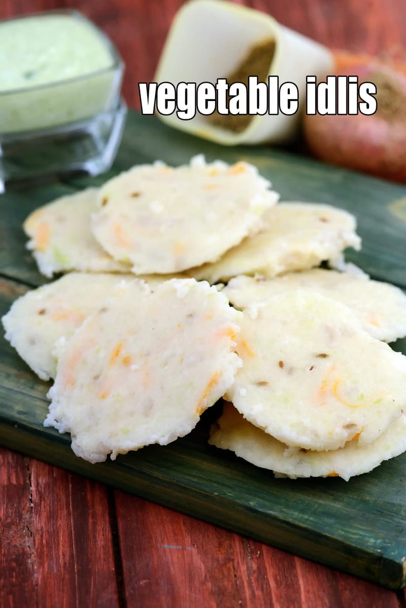 Vegetable idlis recipe | vegetable idlis with coconut milk | healthy South Indian vegetable idlis | | Tarla Dalal