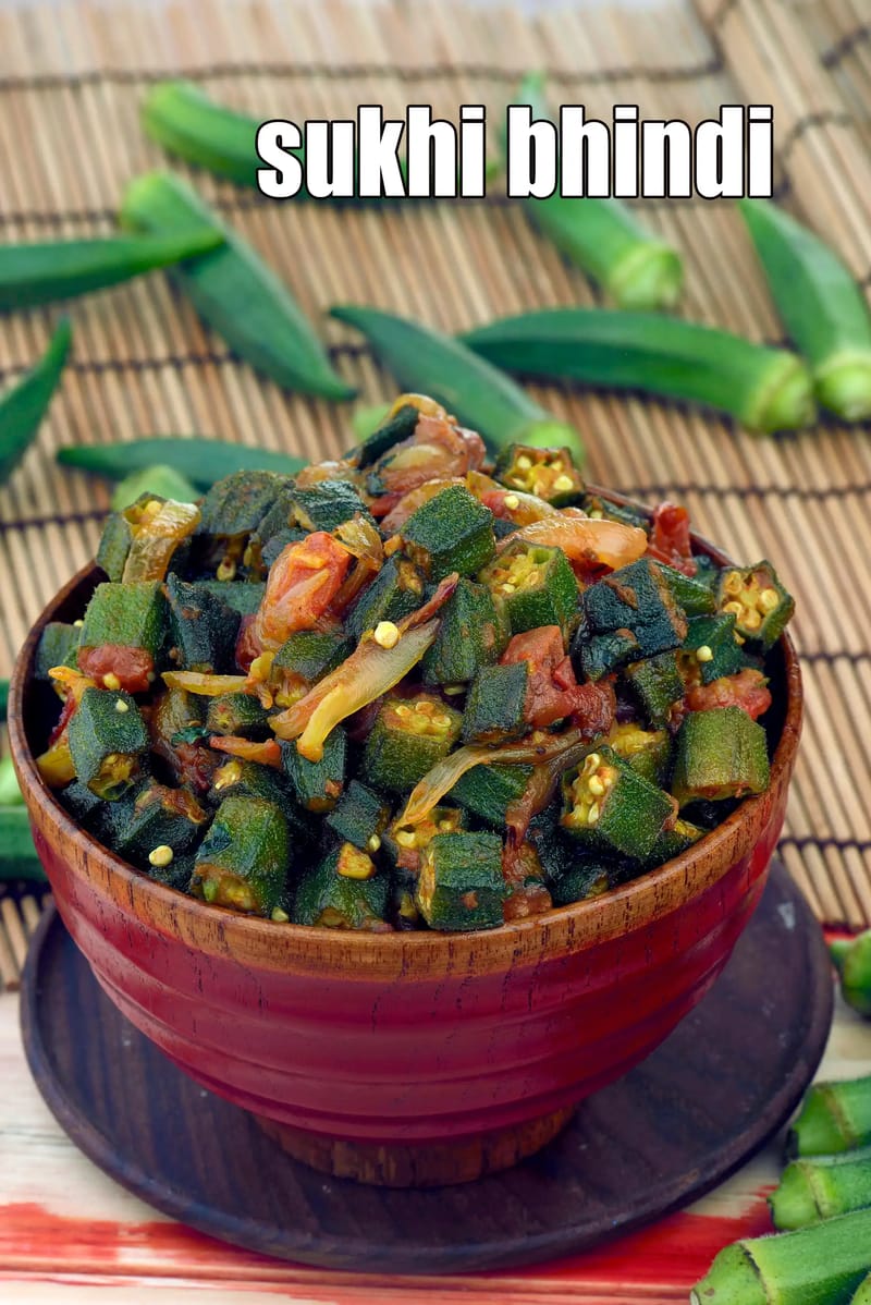 Sukhi bhindi recipe | Punjabi dry bhindi | bhindi ki sukhi sabzi | Indian masala bhindi | | Tarla Dalal