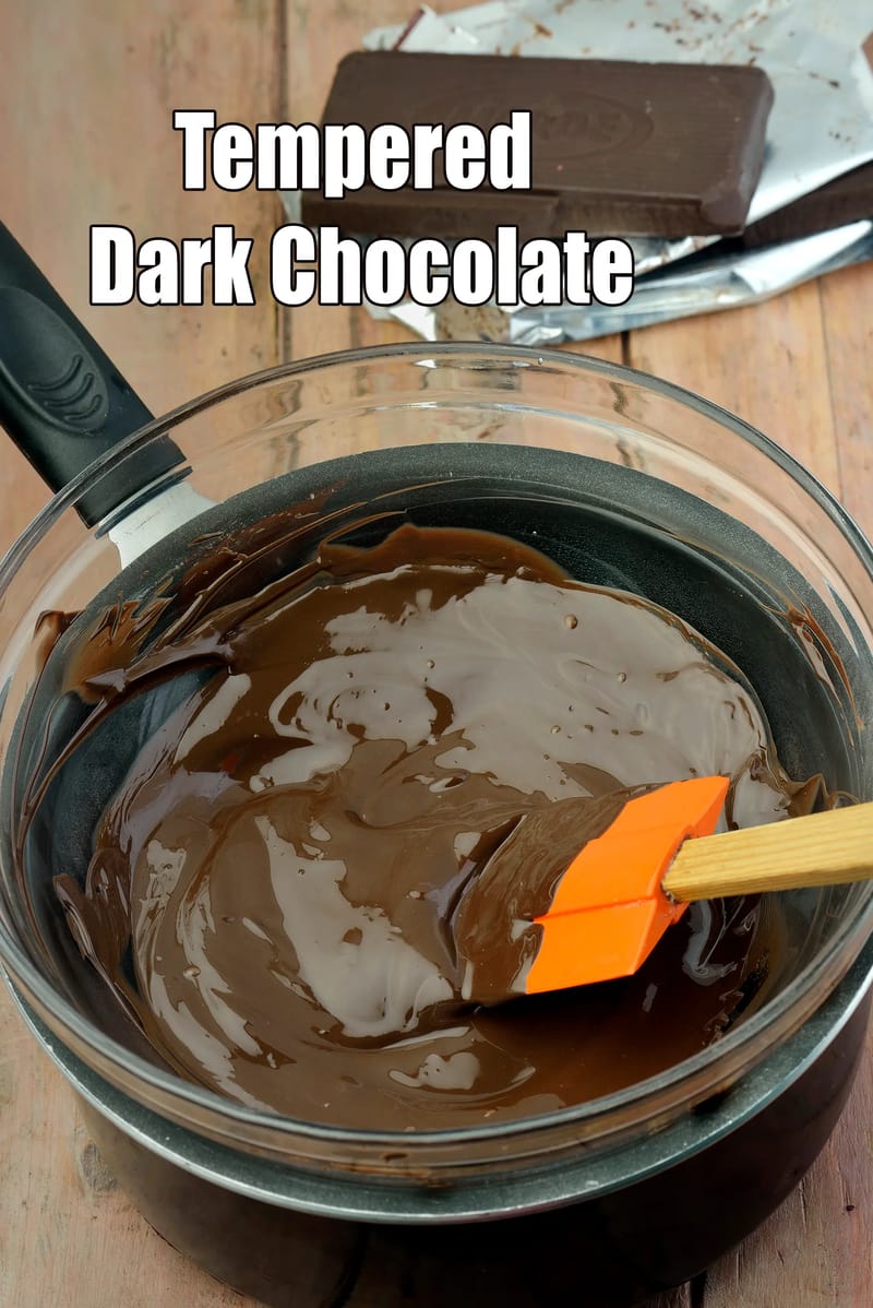 Tempered Dark Chocolate, How To Temper Dark Chocolate | Tarla Dalal