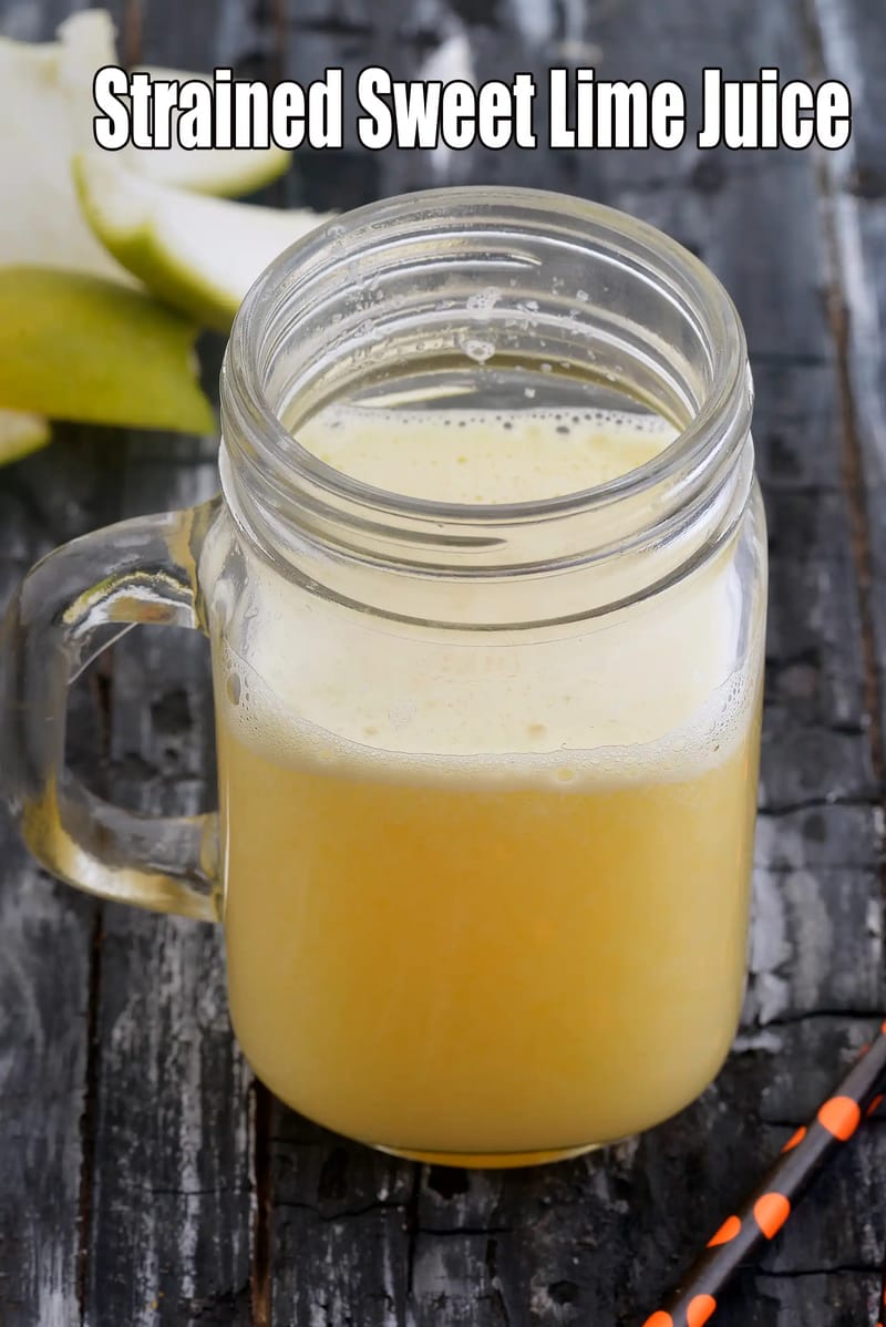 Strained mosambi juice recipe for babies | post surgery liquid diet | sweet lime juice for typhoid, vomiting, nausea and diarrhoea | | Tarla Dalal