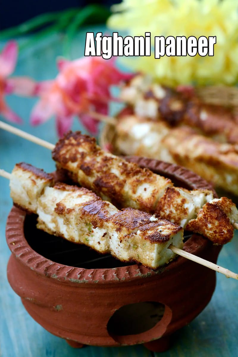 Afghani paneer recipe | restaurant style Afghani paneer | paneer Afghani | how to make Afghani paneer tikka at home | | Tarla Dalal