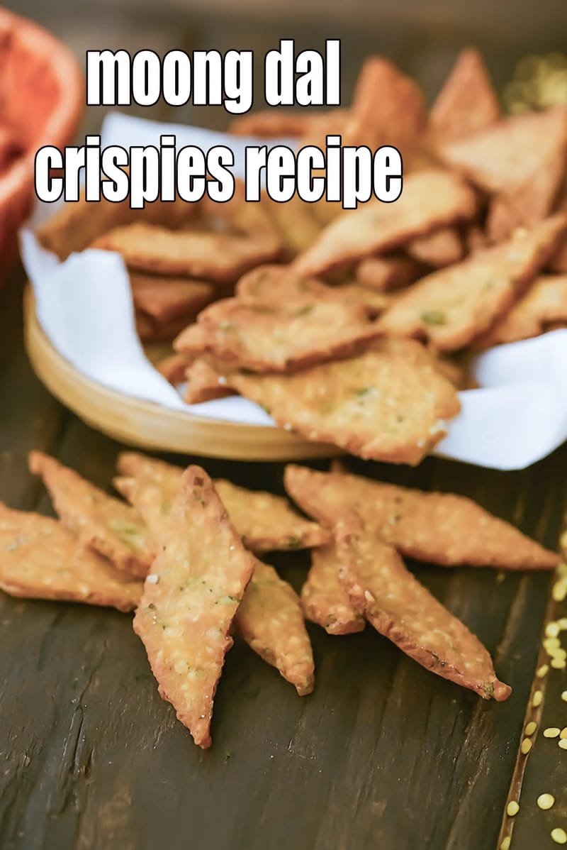 Moong dal crispies recipe | kids tiffin snack |  moong dal namakpare | | Tarla Dalal