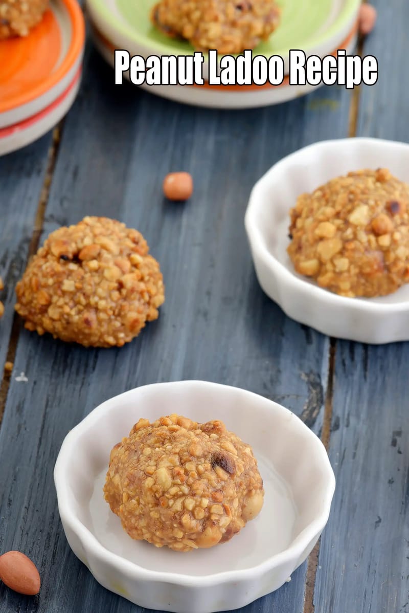 Peanut Ladoo Recipe | quick peanut ladoo | Indian Festival Dessert | | Tarla Dalal