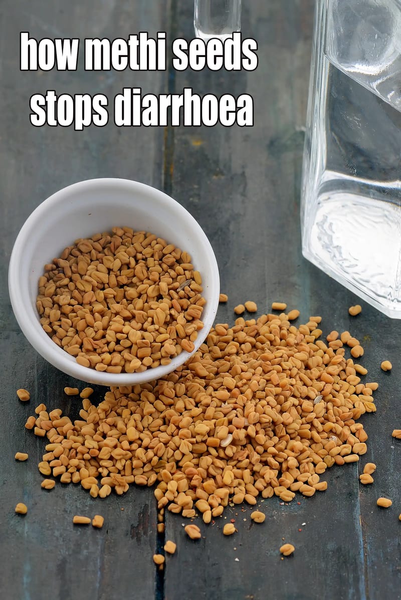 How methi seeds stops diarrhoea recipe | natural way to cure loose motion | methi dana home remedies for diarrhoea | fenugreek seeds for diarrhea | | Tarla Dalal