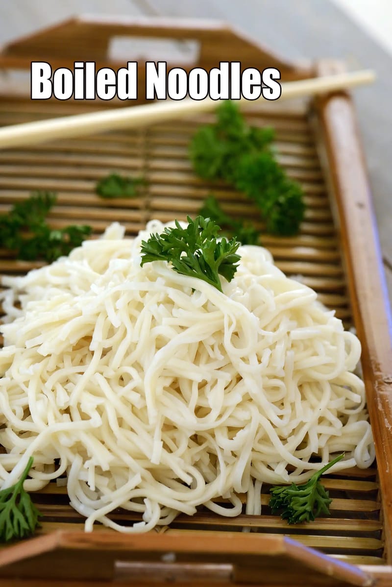 How to boil noodles Indian style | how to boild Chinese hakka noodles | cooking hakka noodles | | Tarla Dalal