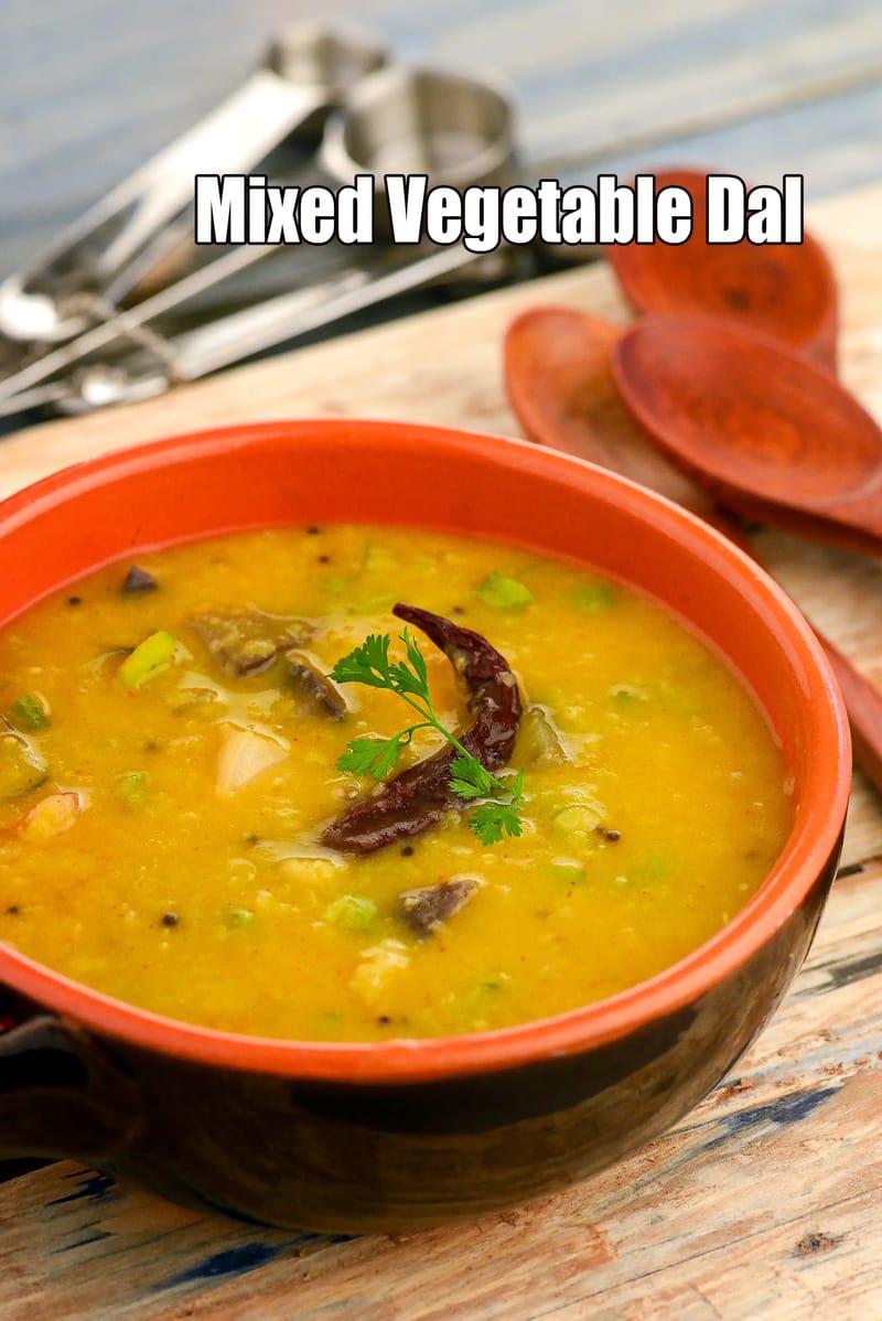 Mixed Vegetable Dal | Tarla Dalal