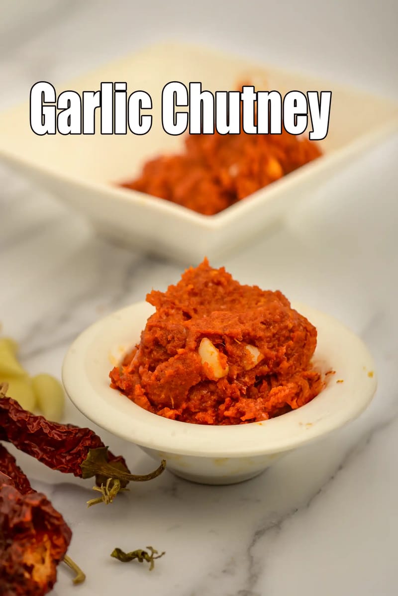 Garlic Chutney | Gujarati lehsun chutney | spicy garlic chutney | | Tarla Dalal
