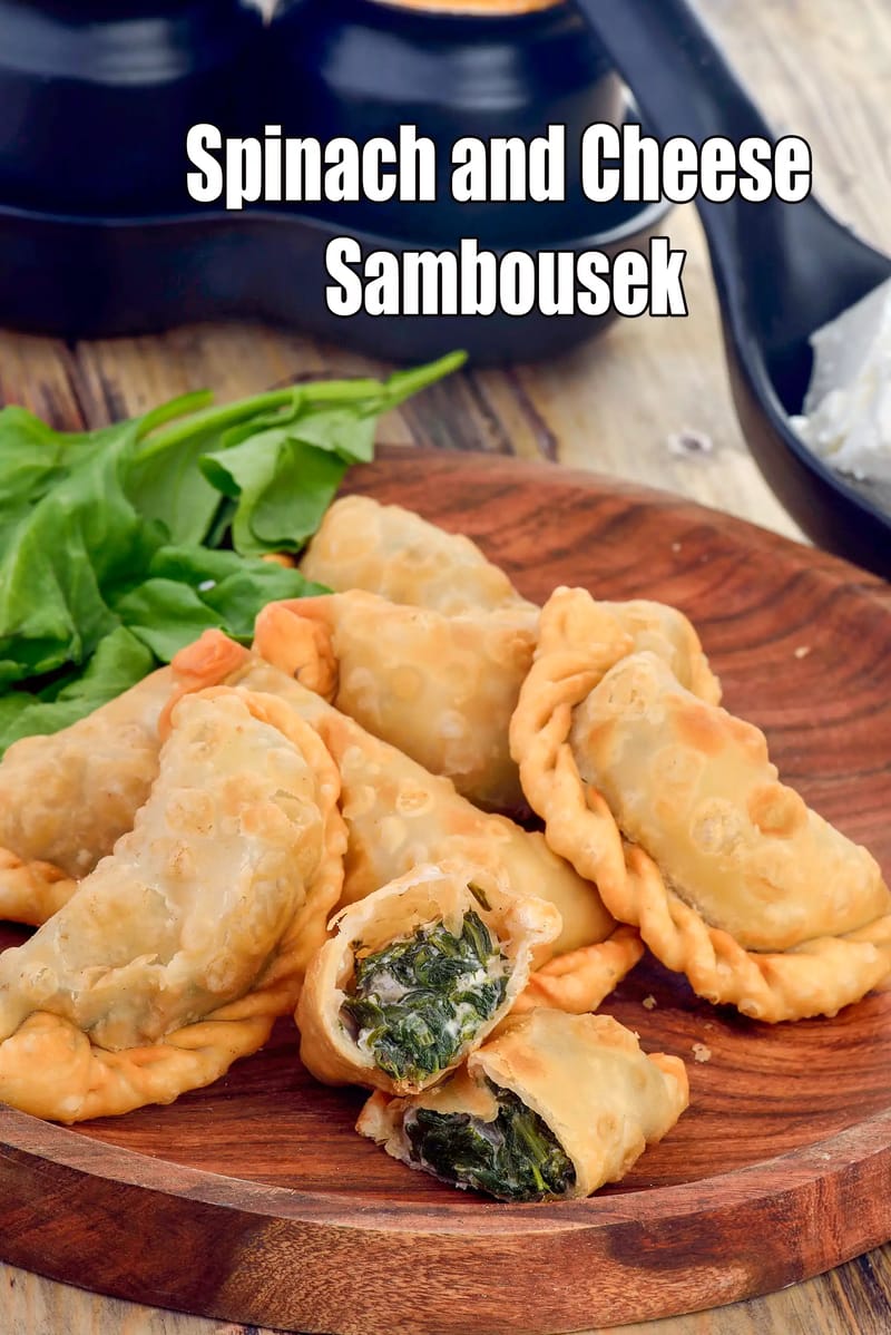 Spinach and Cheese Sambousek, Lebanese Spinach and Cheese Ghughras | Tarla Dalal