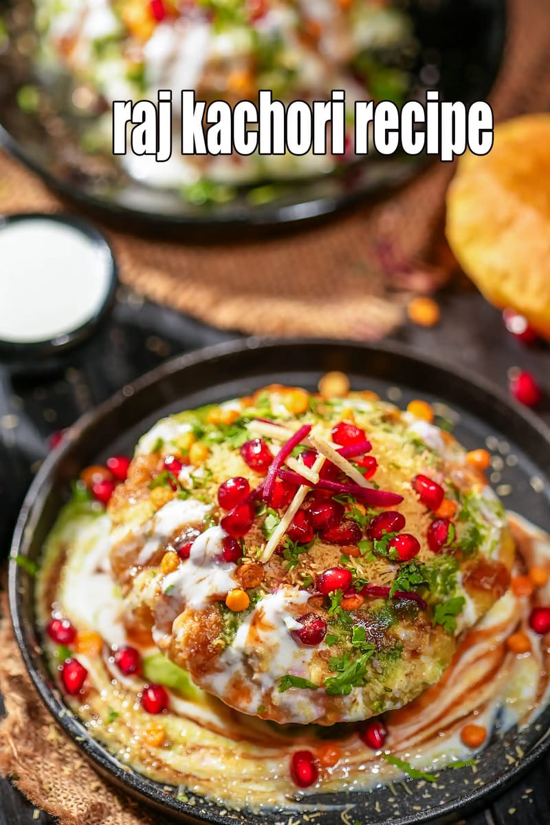 Raj kachori recipe | Rajasthani raj kachori chaat | street food chaat | | Tarla Dalal