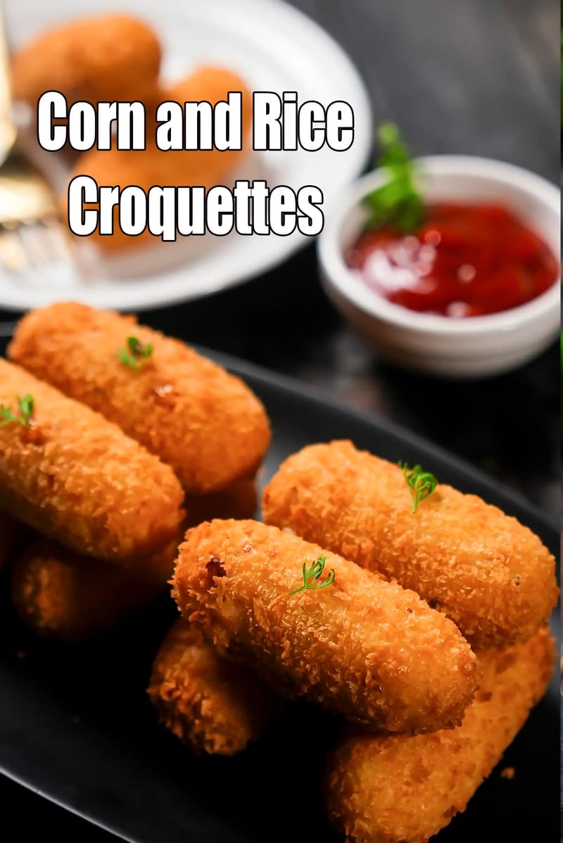 Corn and Rice Croquettes recipe, Party Recipes, Entertaining Recipes | Tarla Dalal
