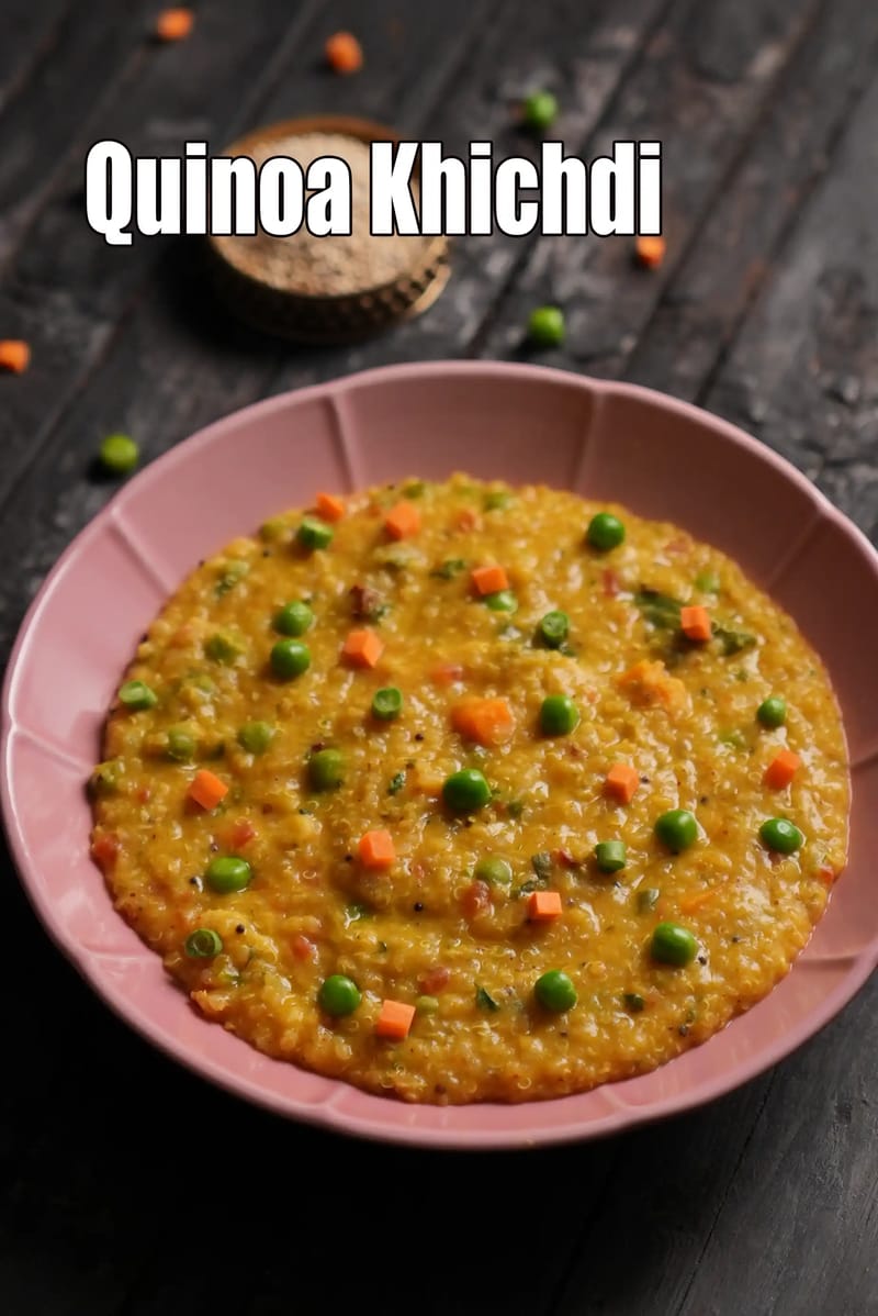 Quinoa khichdi recipe | healthy quinoa khichdi | instant pot quinoa khichdi | | Tarla Dalal