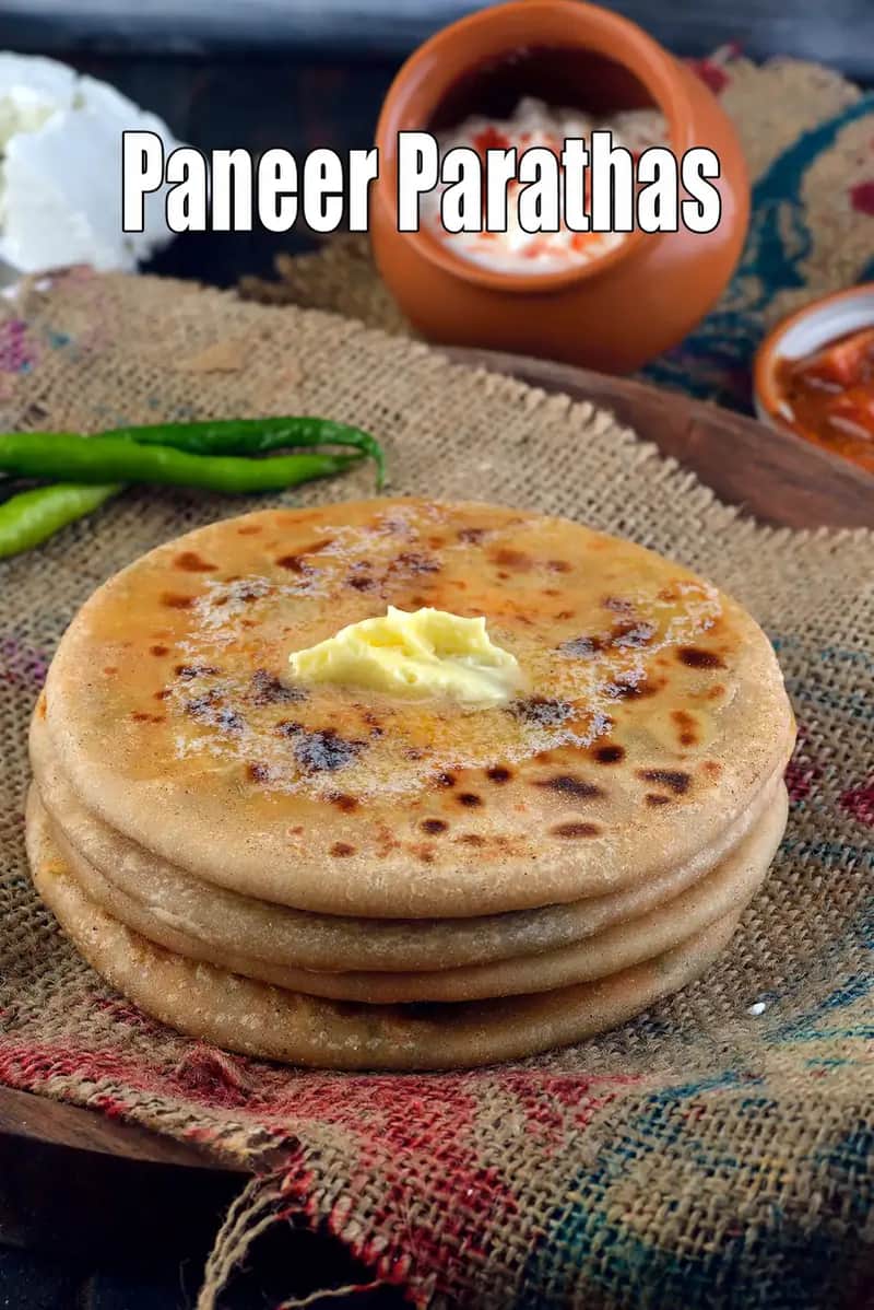 Paneer Paratha Recipe (Punjabi Paneer Paratha)