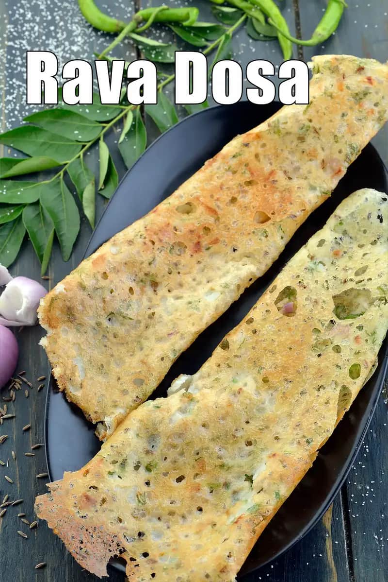 Rava Dosa Recipe (Onion Rava Dosa)