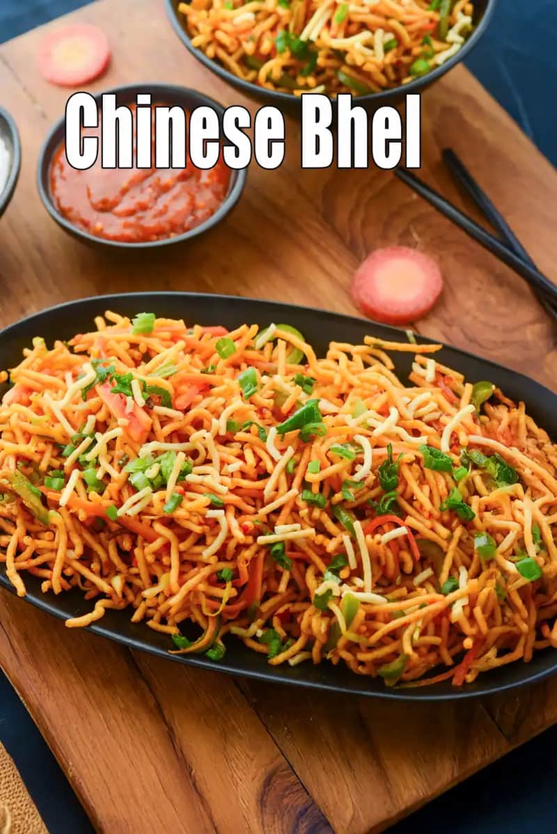 Chinese Bhel Recipe (Indian Style Chinese Bhel)