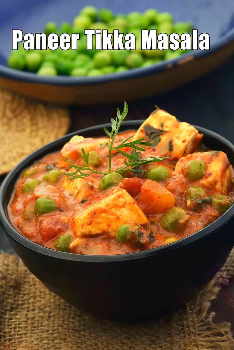 Punjabi Matar Paneer Tikka Masala Recipe