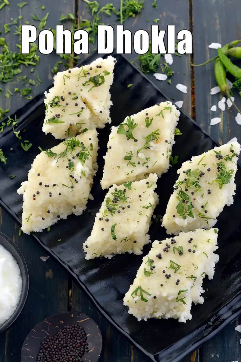 Poha Dhokla Recipe (Quick Poha Dhokla)
