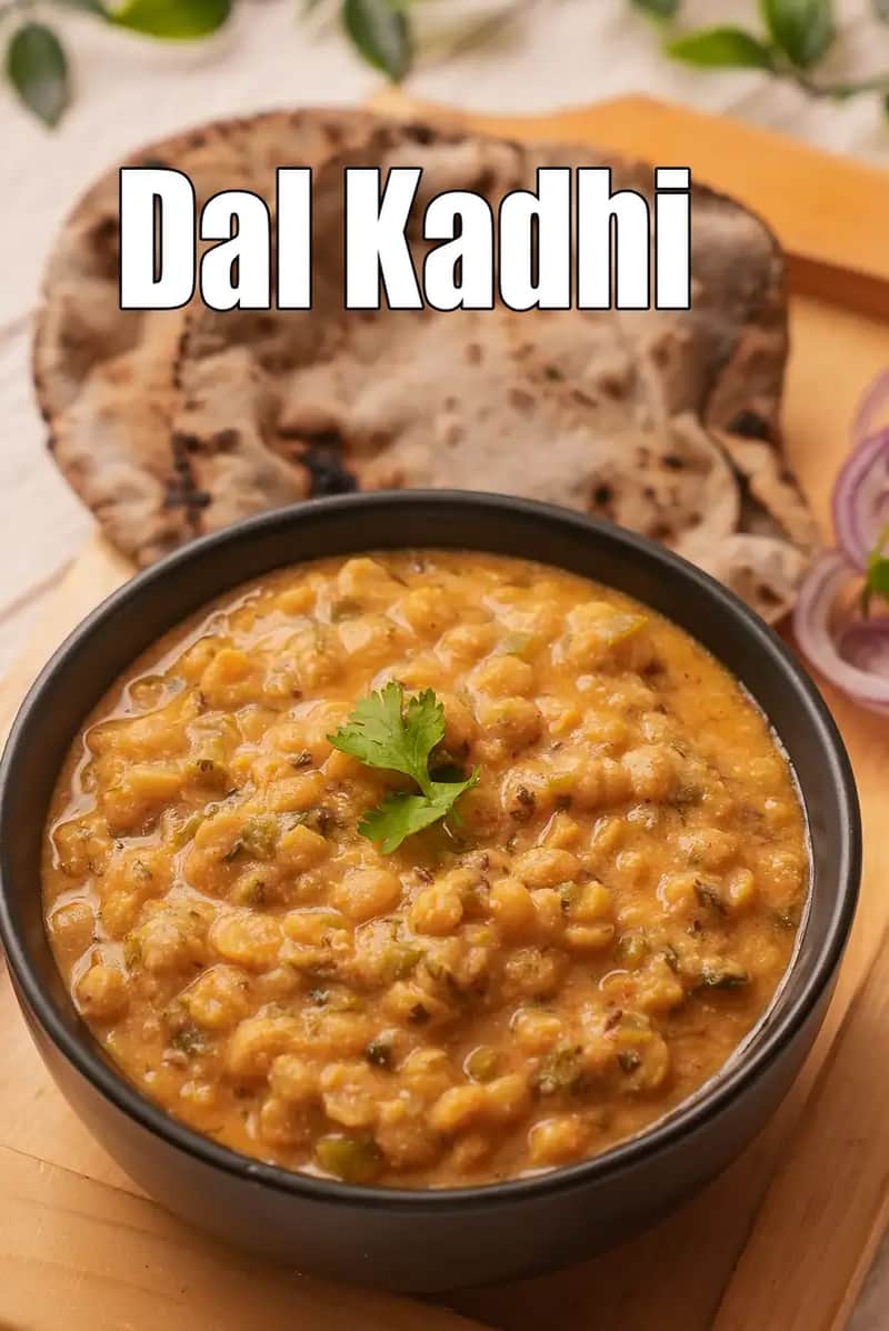 Dal Kadhi Recipe (Chana Dal Kadhi)