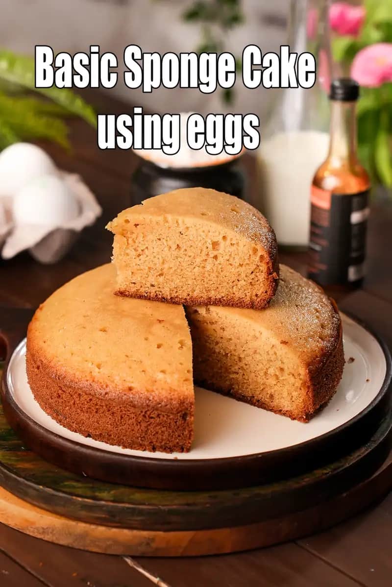 Basic Sponge Cake Using Eggs Recipe