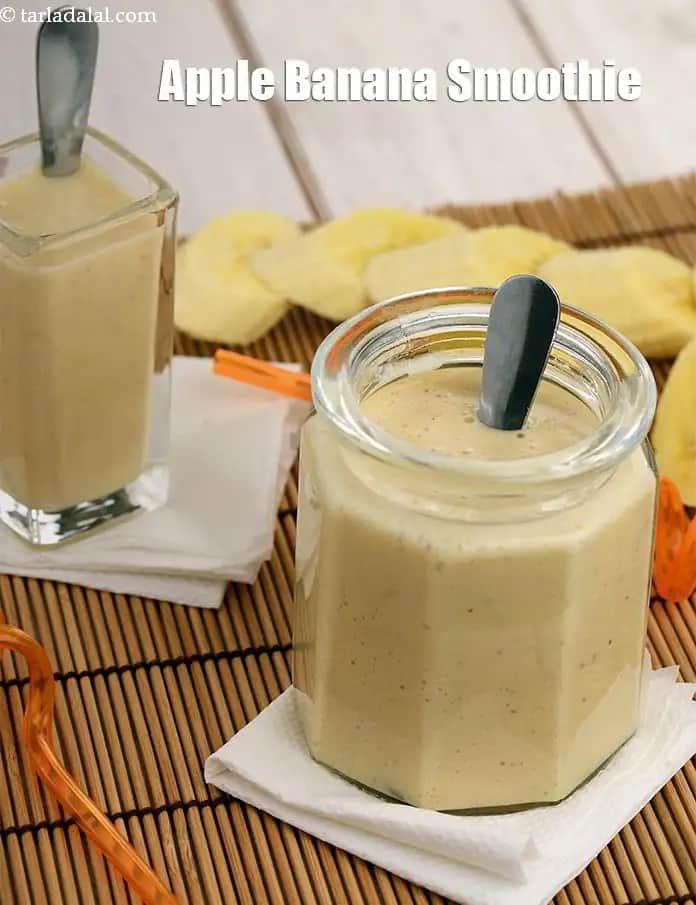 Apple Banana Smoothie Recipe (Healthy Banana Apple Smoothie)