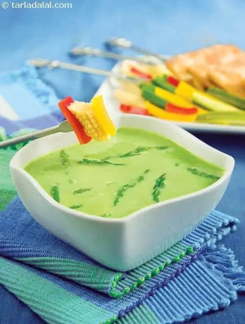 Asparagus Fondue With Cream Crackers ( Diabetic ) Recipe