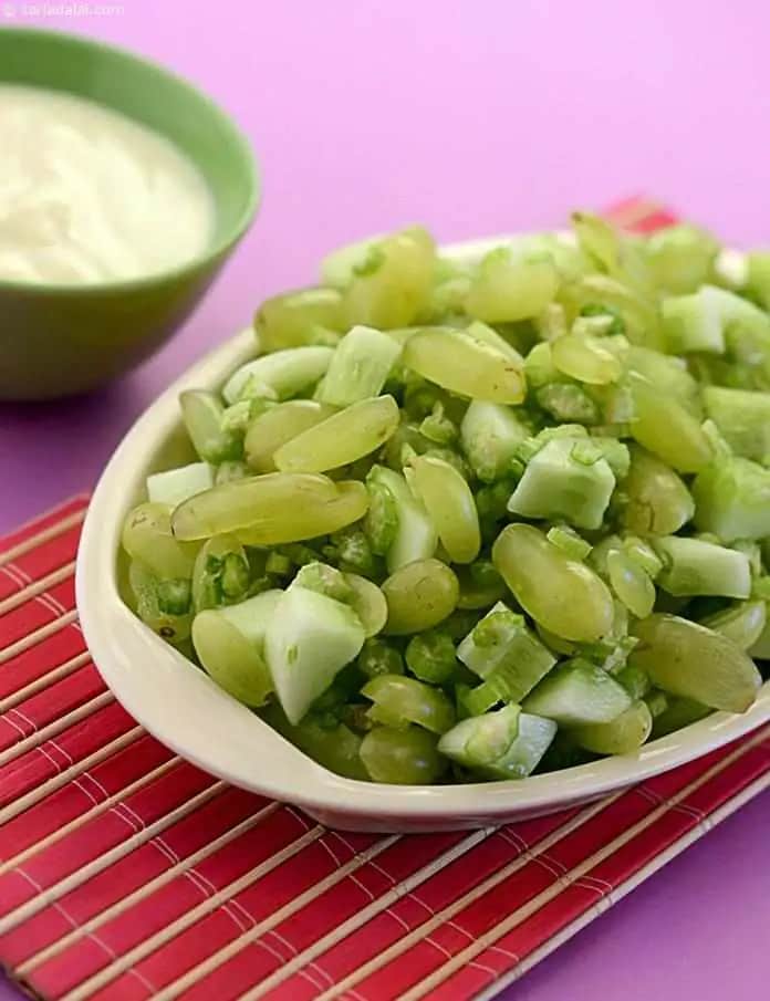 Celery Recipe (Cucumber And Grape Salad)