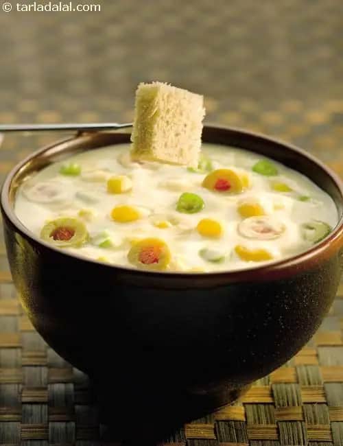 Cheesy Corn Fondue ( Corn) Recipe (Corn Recipes)