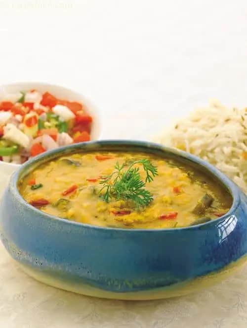 Dhan Saak Dal ( Zero Oil ) Recipe