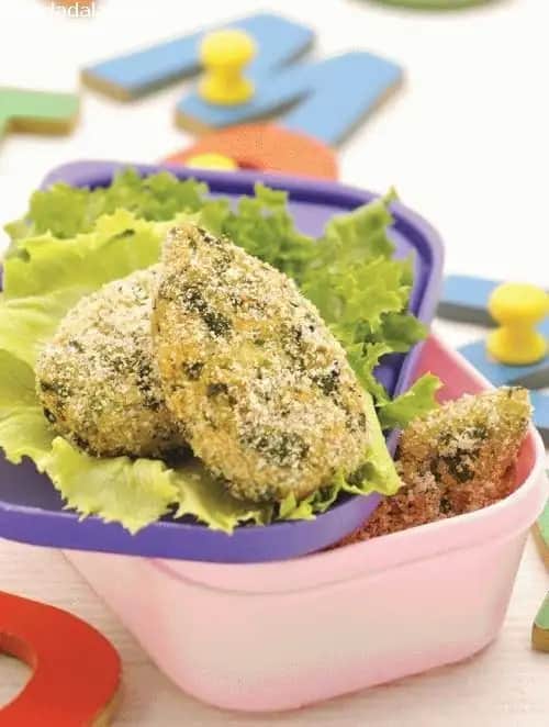 Hara Bhara Kebab ( Tiffin Treats For Kids ) Recipe