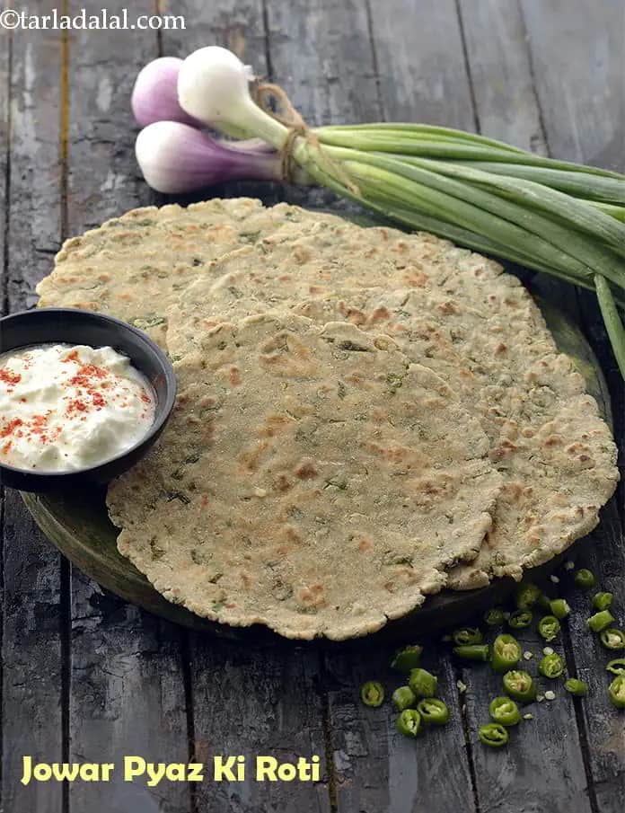 Jowar Pyaz Ki Roti ( Healthy Breakfast) Recipe