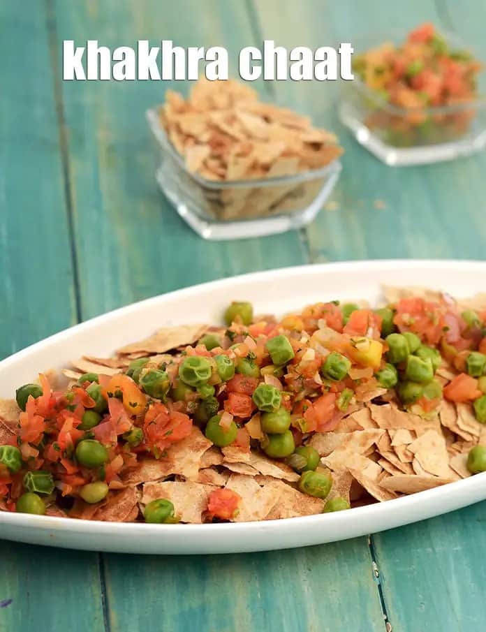 Khakhra Chaat Recipe (Healthyâ Khakhra Chaat)