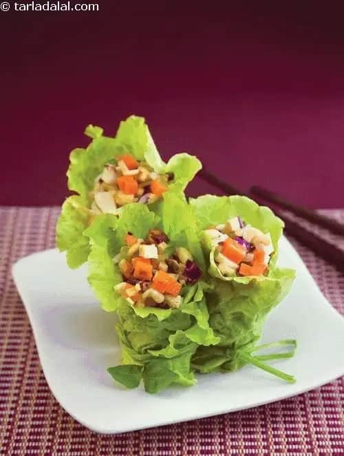 Lettuce Wraps (100 Calorie Snacks) Recipe