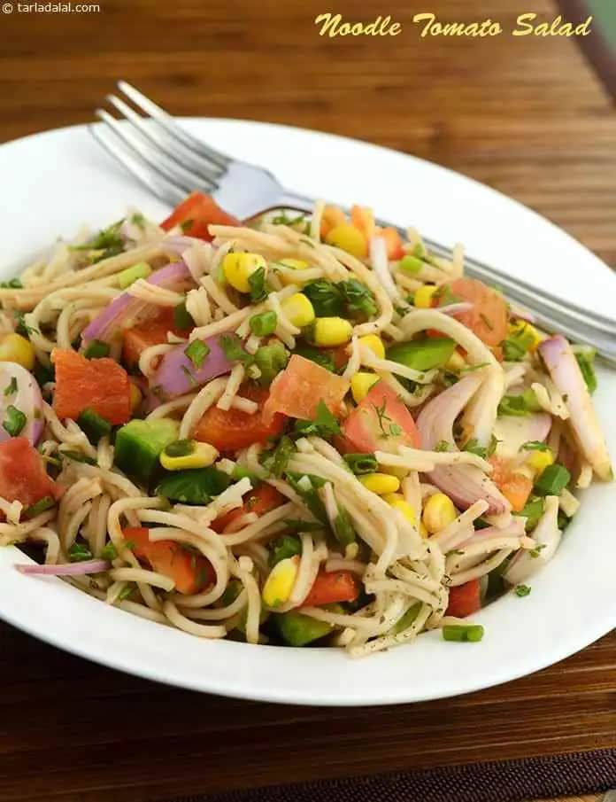 Noodle Tomato Salad Recipe (Noodle Recipes)
