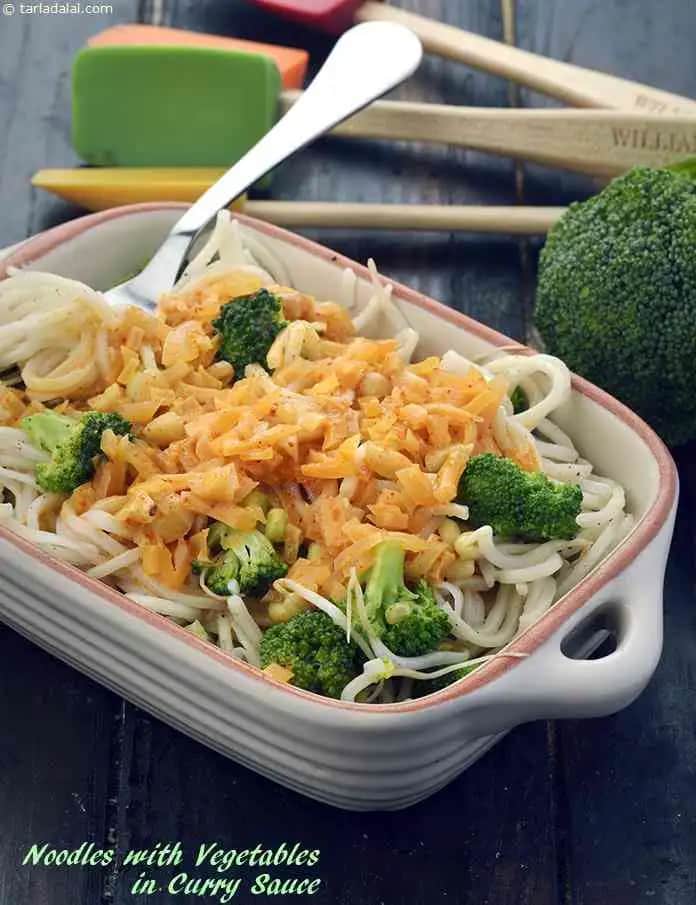 Noodles With Vegetables In Curry Sauce Recipe
