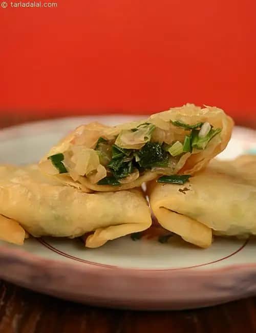 Spring Onion Parcels Recipe