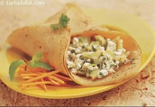 Paneer Wraps Recipe (Paneer Recipes)