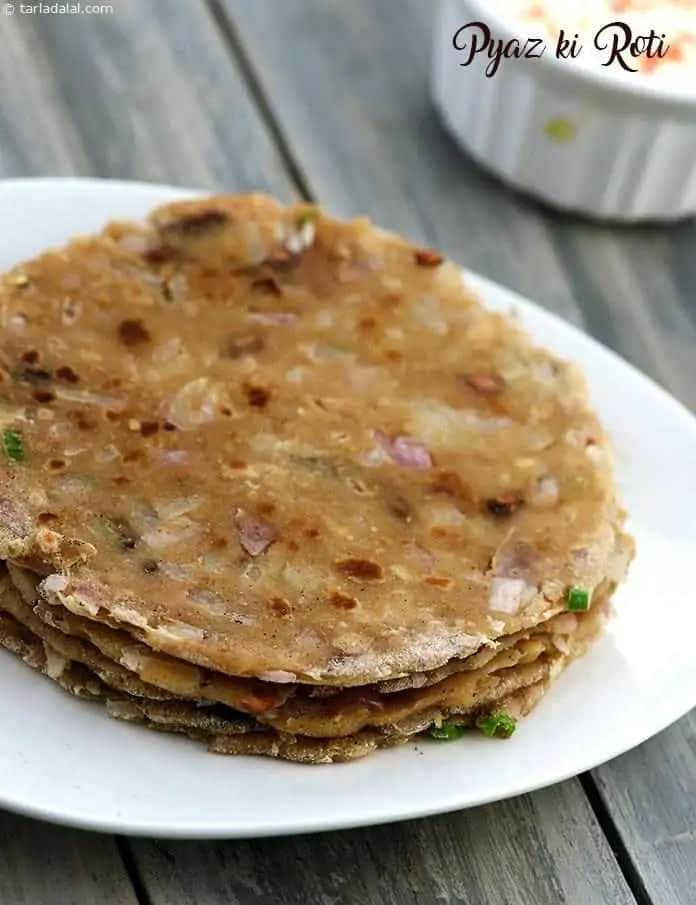 Pyaz Ki Roti Recipe (Pyaz Ki Paratha)