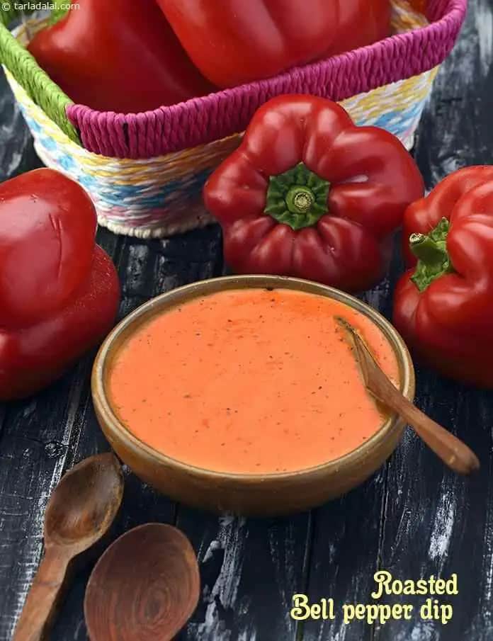 Roasted Bell Pepper Dip Recipe
