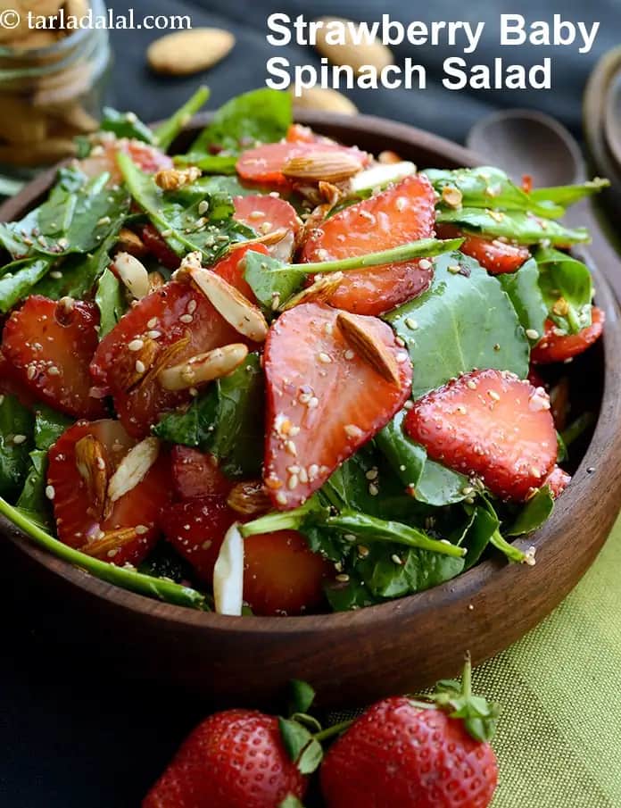 Strawberry Baby Spinach Salad Recipe