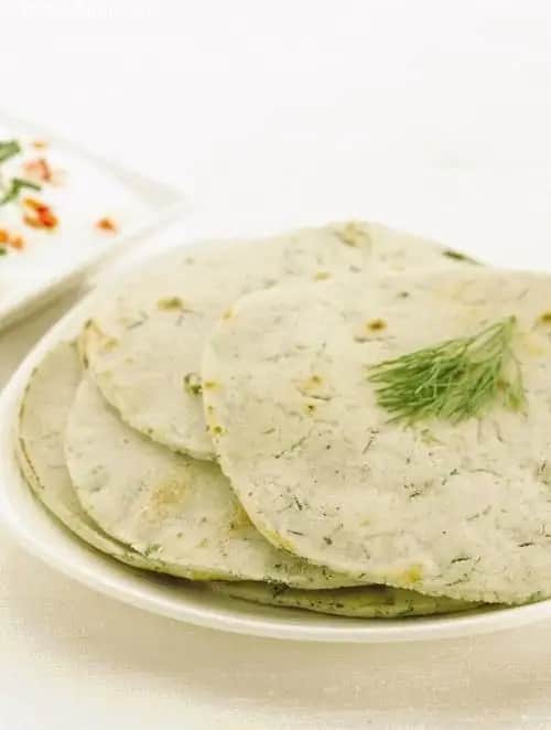 Suva Chawal Roti ( Weight Loss After Pregnancy ) Recipe