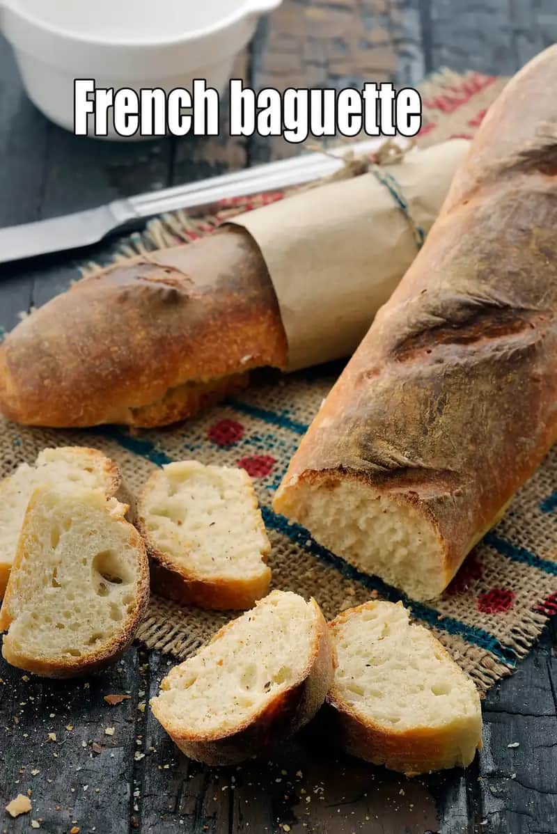 French Baguette Recipe (Homemade French Bread Indian Style)