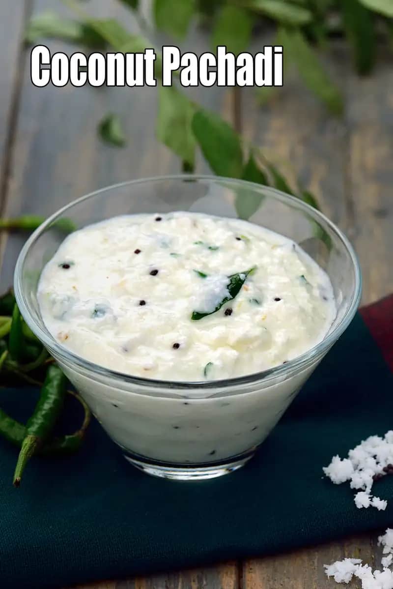 Coconut Pachadi Recipe (Healthy South Indian Coconut Raita)