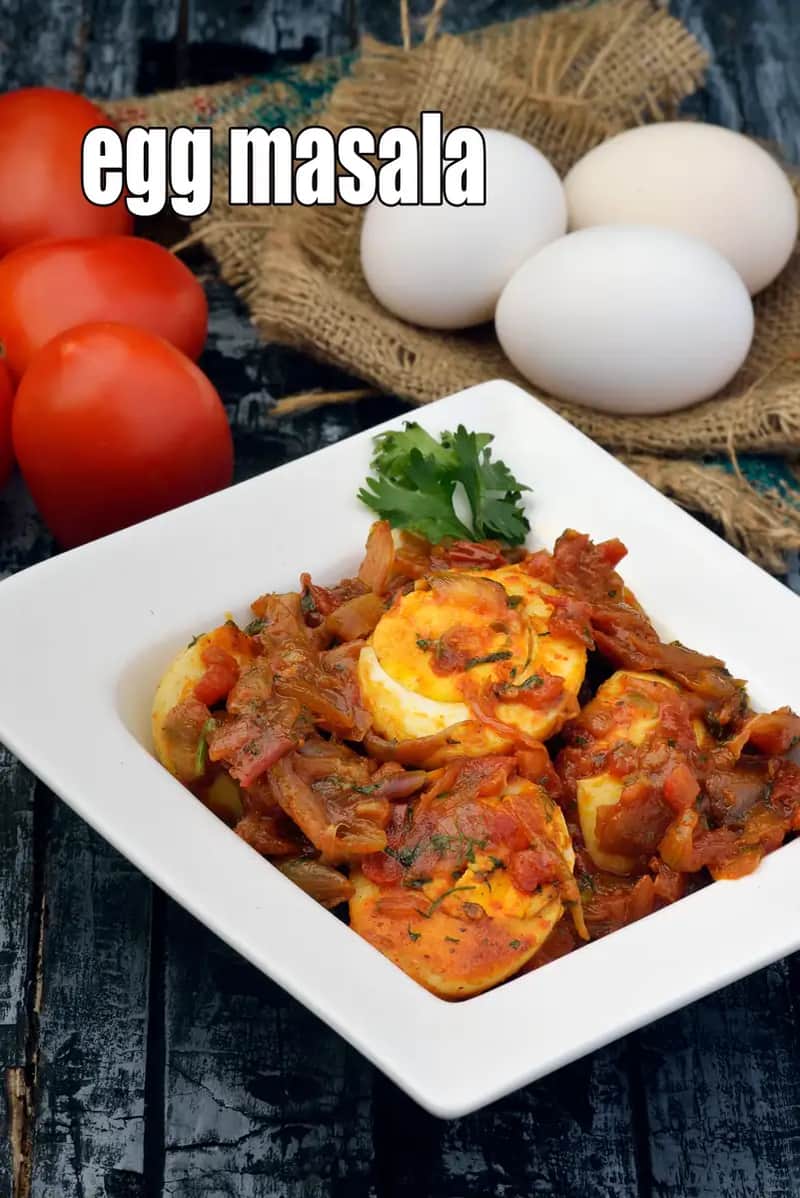 Egg Masala Recipe (Egg Masala Dry)