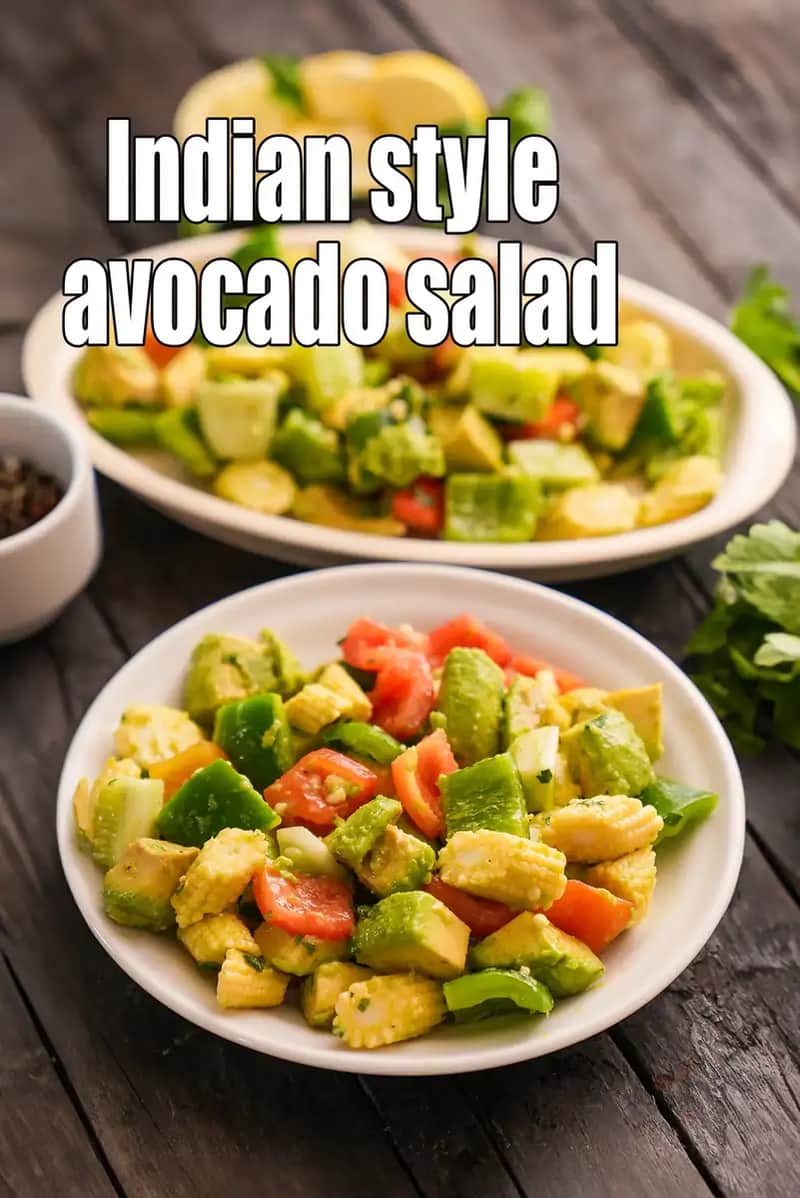 Indian Style Avocado Salad Recipe