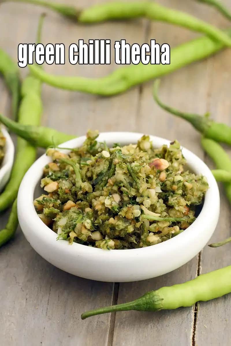 Green Chilli Thecha Recipe