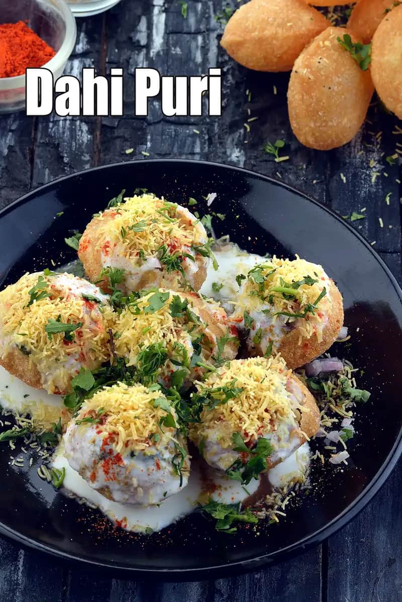 Dahi Puri Recipe (Dahi Batata Puri)