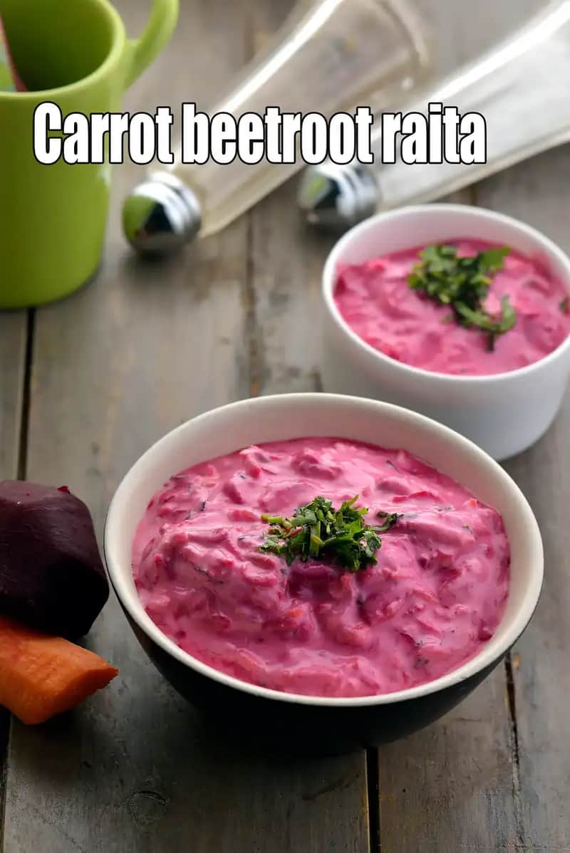 Carrot Beetroot Raita For Weight Loss Recipe