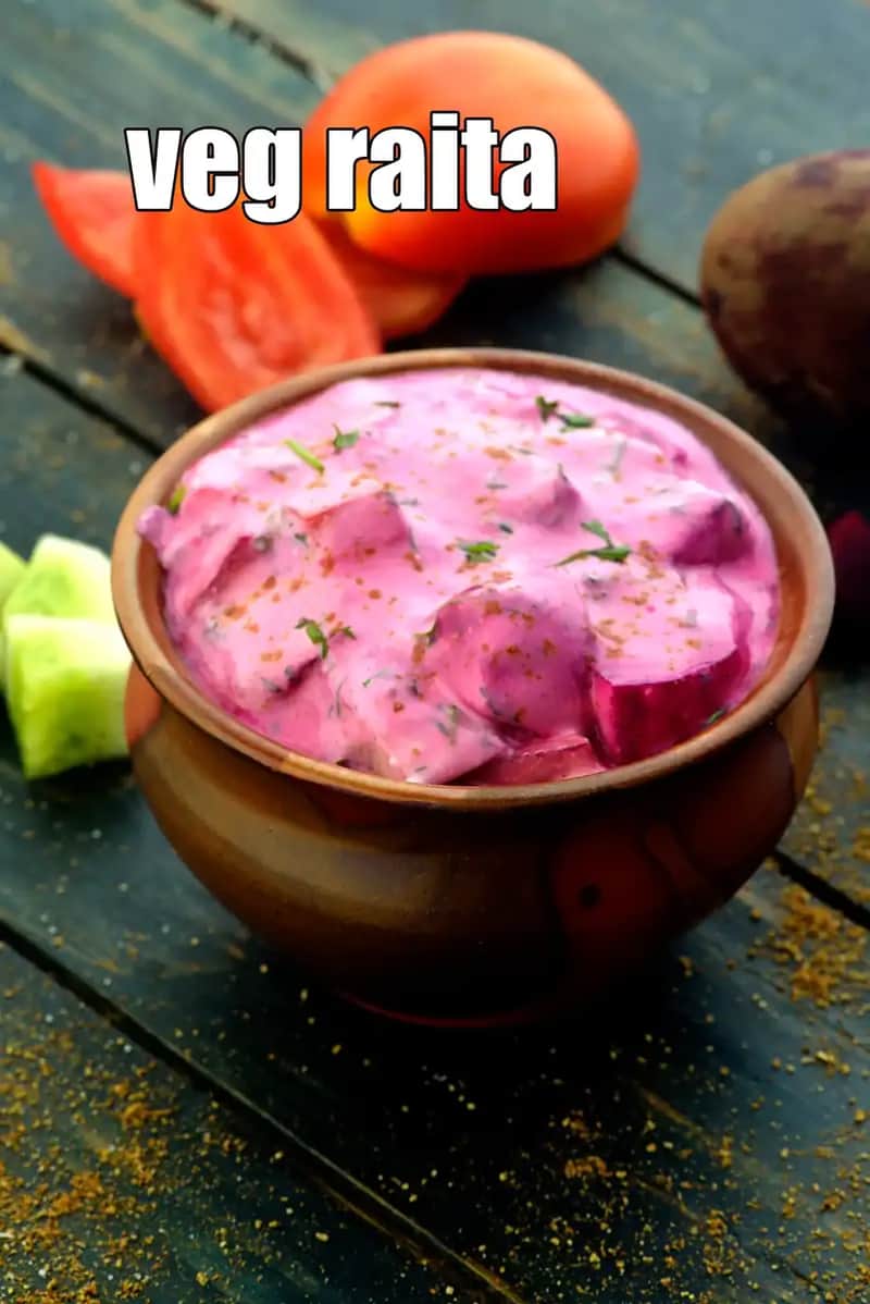 Veg Raita Recipe (Mixed Vegetable Raita)