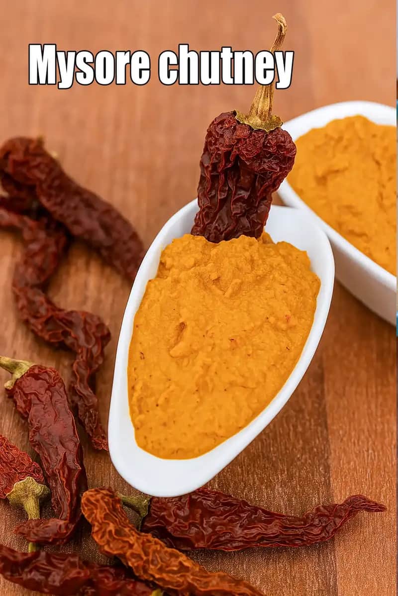 Mysore Chutney Recipe (South Indian Mysore Chutney)